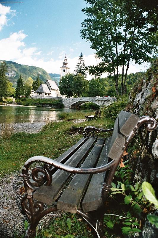 Foto: z�ti�� u Bohinjsk�ho jezera
