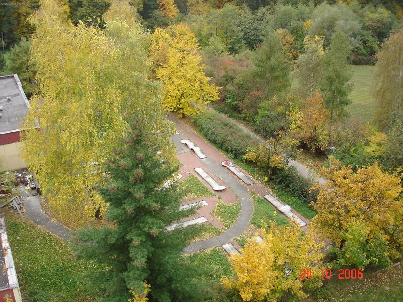 Foto: podzim na minigolfu
