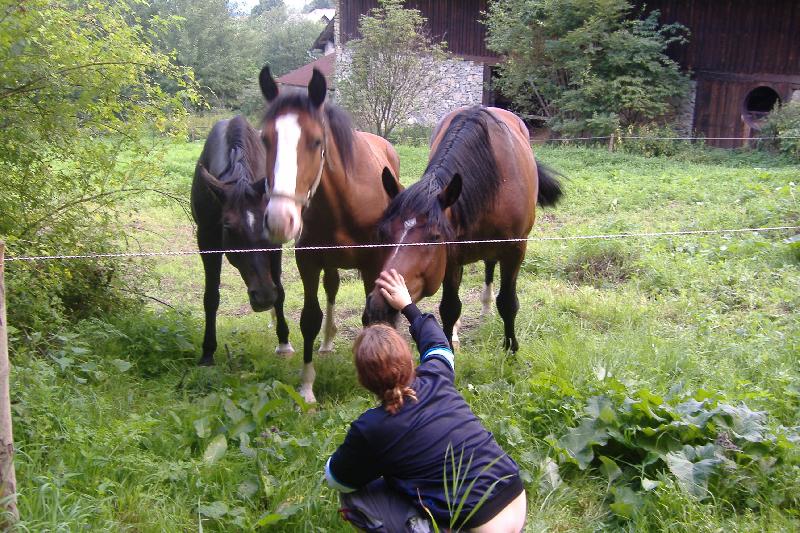 Foto: krasavci :o)-"Jak jsem mal� proti v�m :o)."