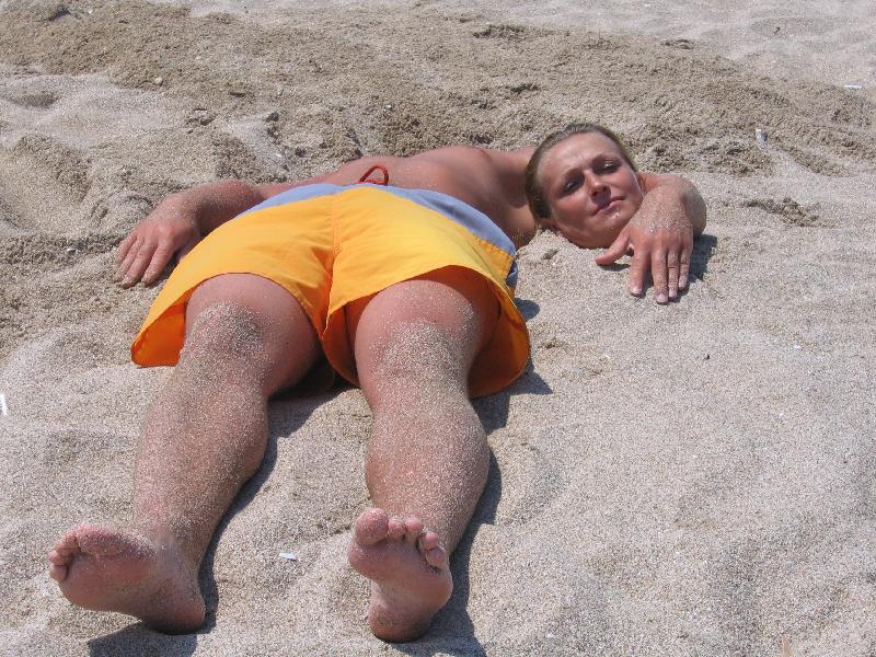 Foto: Odpo�inek s hlavou pod pa��-Odpo�inek s hlavou pod pa��