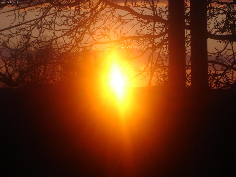 Foto: Jakou barvu m� z�pad slunce?