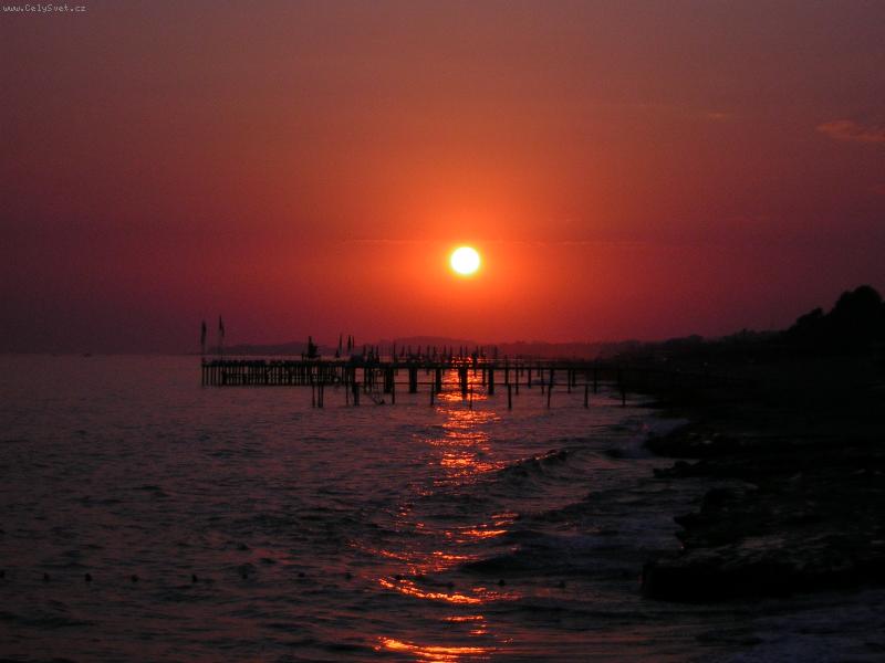 Foto: Z�pad slunce v Turecku